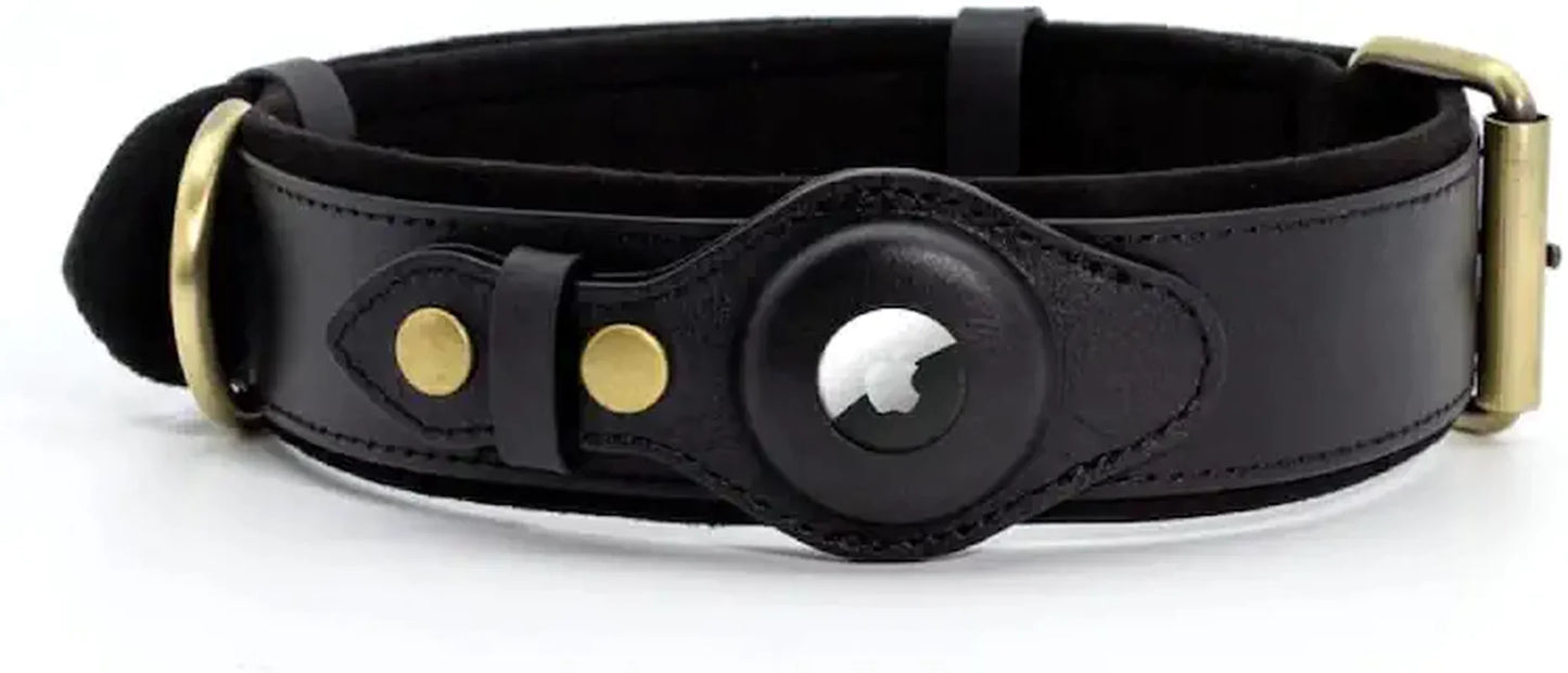 Premium Leather AirTag Collar